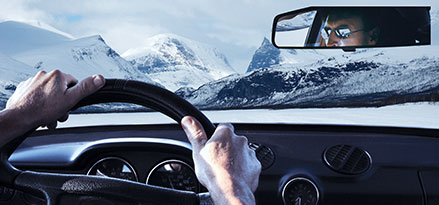 driving on snow